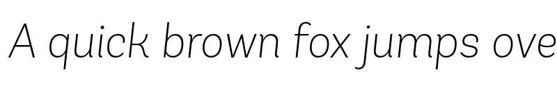 Preview of FONTSPRING DEMO - Andes ExtraLight ExtraLight Italic font