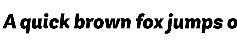 Preview of FONTSPRING DEMO - AndesNeue Alt 1 Black it Regular font