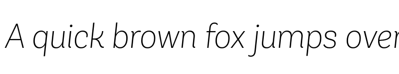 Preview of FONTSPRING DEMO - AndesNeue Alt 2 ExtraLight it Regular font