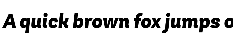 Preview of FONTSPRING DEMO - AndesNeue Black it Regular font