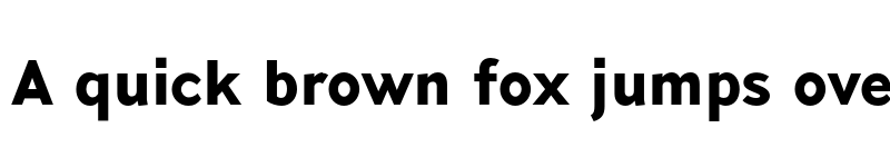 Preview of FONTSPRING DEMO - Andis Black Regular font