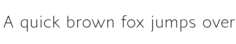 Preview of FONTSPRING DEMO - Andis Light Regular font