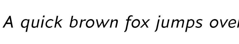 Preview of FONTSPRING DEMO - Andis Medium Italic font