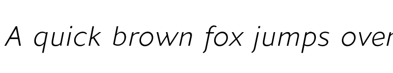 Preview of FONTSPRING DEMO - Andis Normal Italic font