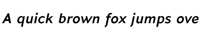 Preview of FONTSPRING DEMO - Andis Semi Bold Italic font