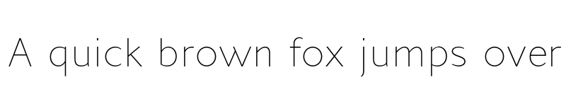 Preview of FONTSPRING DEMO - Andis Thin Regular font