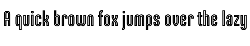 Preview of FONTSPRING DEMO - Ando Inline Regular font