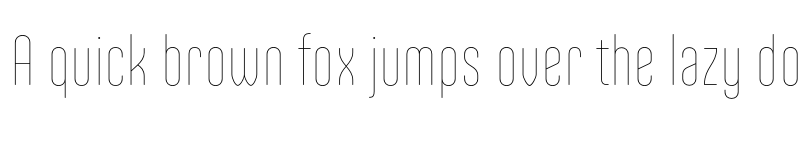 Preview of FONTSPRING DEMO - Ando Round Thin Regular font