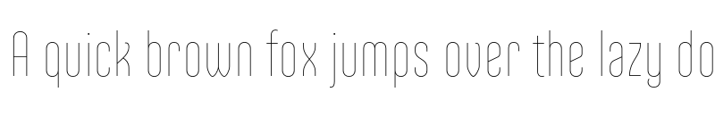 Preview of FONTSPRING DEMO - Ando Thin Regular font