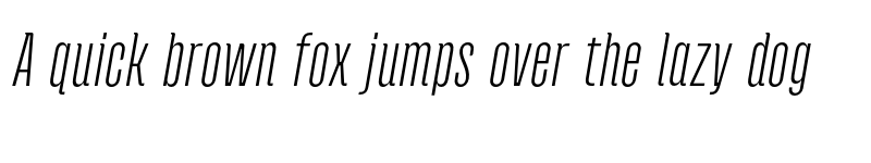 Preview of FONTSPRING DEMO - Andove Light Italic font