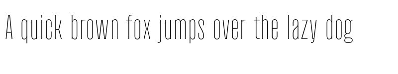 Preview of FONTSPRING DEMO - Andove Thin Regular font