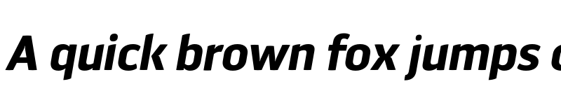 Preview of FONTSPRING DEMO - Aneba Neue SemiBold Italic font