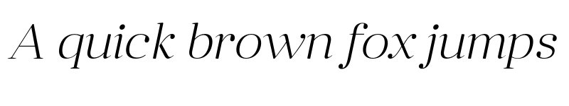 Preview of FONTSPRING DEMO - Anglecia Pro Dsp ExLt Italic font