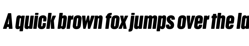 Preview of FONTSPRING DEMO - Anguita Sans Black It Regular font