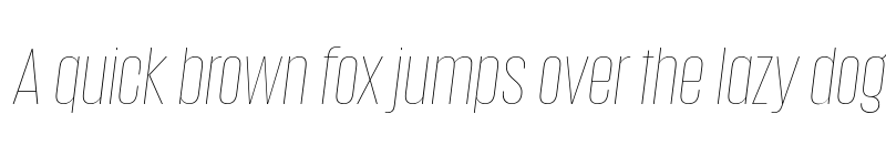 Preview of FONTSPRING DEMO - Anguita Sans Thin It Regular font
