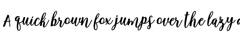 Preview of FONTSPRING DEMO - Anindita Slant Bold Bold font