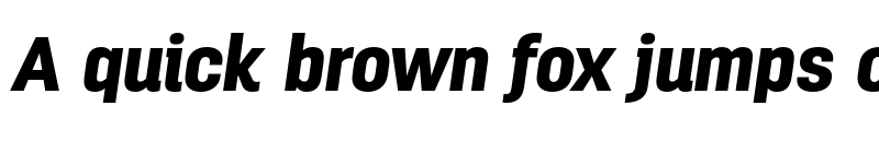 Preview of FONTSPRING DEMO - Antartida Black Italic font