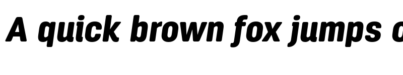 Preview of FONTSPRING DEMO - Antartida Rounded Black Italic font