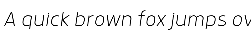 Preview of FONTSPRING DEMO - Anteb Alt ExtraLight Italic font