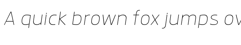 Preview of FONTSPRING DEMO - Anteb Alt Thin Italic font