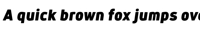 Preview of FONTSPRING DEMO - Anteb ExtraBlack Italic font