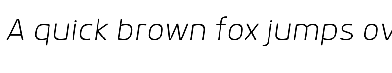 Preview of FONTSPRING DEMO - Anteb ExtraLight Italic font