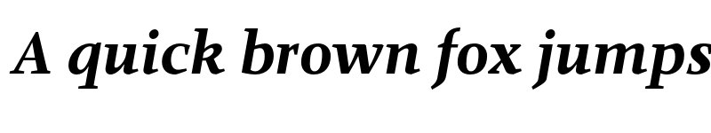 Preview of FONTSPRING DEMO - Anthea PRO Black Italic font