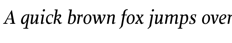 Preview of FONTSPRING DEMO - Anthea PRO Light Italic font