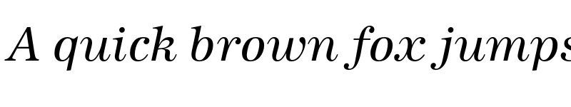 Preview of FONTSPRING DEMO - Antiqua FS Italic font