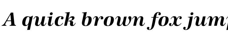 Preview of FONTSPRING DEMO - Antiqua Pro Bold Italic font