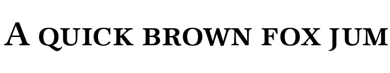 Preview of FONTSPRING DEMO - Antiqua Pro Caps Bold font