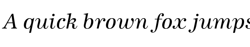 Preview of FONTSPRING DEMO - Antiqua Pro Italic font