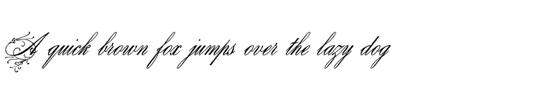 Preview of FONTSPRING DEMO - Antique Spenserian Ornamented Regular font