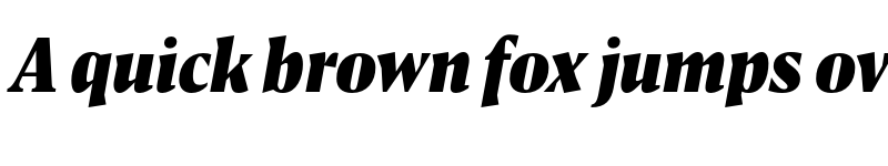 Preview of FONTSPRING DEMO - Antonia H1 Black Italic font