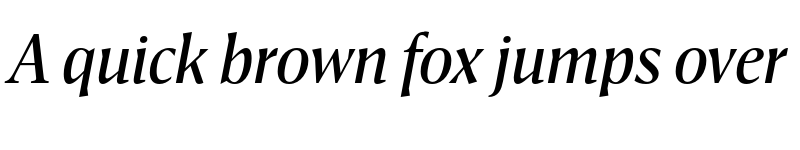 Preview of FONTSPRING DEMO - Antonia H1 Medium Italic font