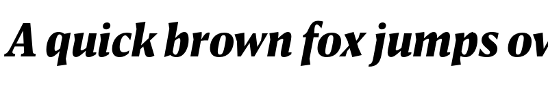 Preview of FONTSPRING DEMO - Antonia H2 Heavy Italic font