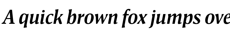 Preview of FONTSPRING DEMO - Antonia H2 SemiBold Italic font