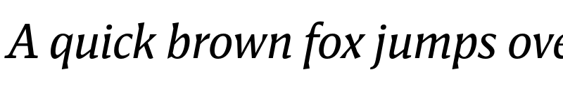 Preview of FONTSPRING DEMO - Antonia H3 Italic font