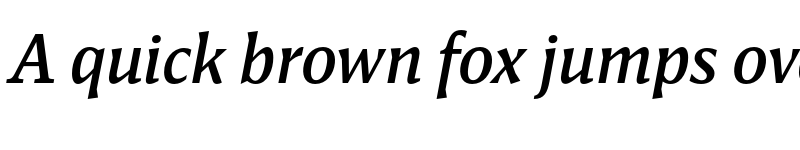 Preview of FONTSPRING DEMO - Antonia H3 Medium Italic font