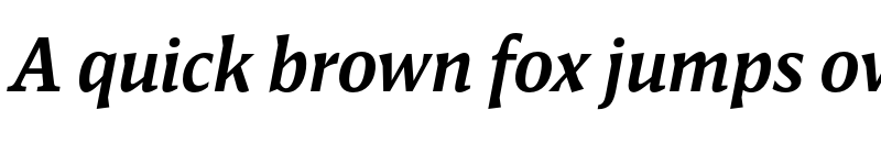 Preview of FONTSPRING DEMO - Antonia H3 SemiBold Italic font