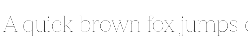 Preview of FONTSPRING DEMO - Apparel Display Thin Regular font