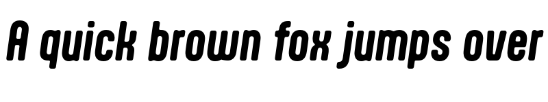 Preview of FONTSPRING DEMO - Aptly Bold Italic font