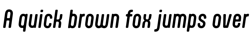 Preview of FONTSPRING DEMO - Aptly Medium Italic font