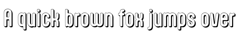Preview of FONTSPRING DEMO - Aptly Medium Shadow Regular font