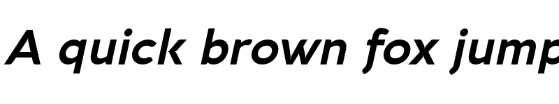 Preview of FONTSPRING DEMO - Aquawax Pro Bold Italic font