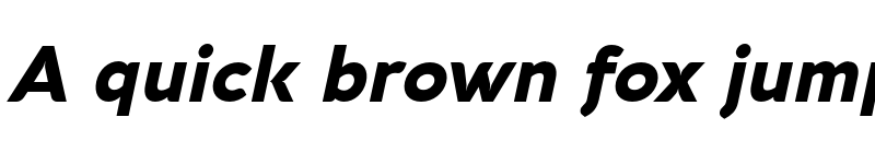 Preview of FONTSPRING DEMO - Aquawax Pro UltraBold Italic font