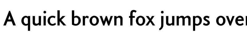 Preview of FONTSPRING DEMO - Aragon Sans Bold font