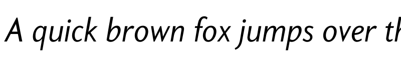 Preview of FONTSPRING DEMO - Aragon Sans Italic font