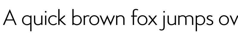 Preview of FONTSPRING DEMO - Aramis-Light Light font