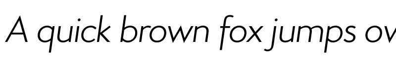 Preview of FONTSPRING DEMO - Aramis-LightItalic LightItalic font